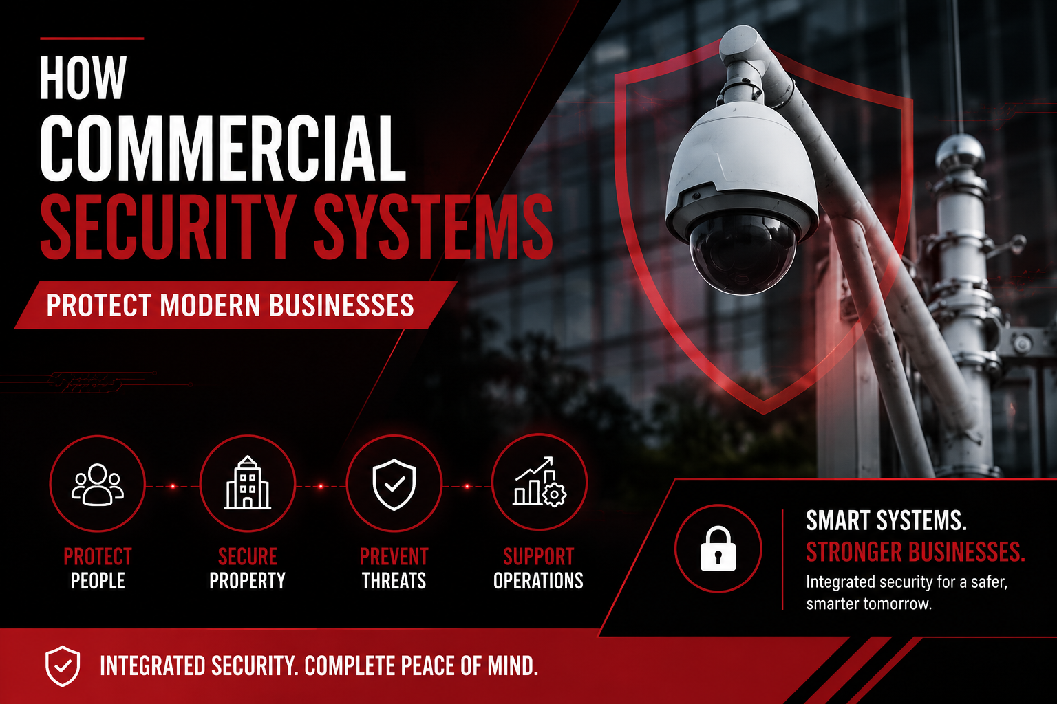 How Commercial Security Systems Protect Modern Businesses